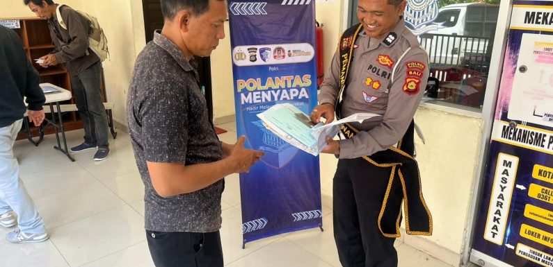 Pelayanan BPKB Polres Tabanan, Semakin Humanis dan Optimal.