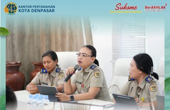 Kantor Pertanahan Kota Denpasar Menerima Kunjungan Kerja dari Subbagian Hukum, Kepegawaian, dan Organisasi (HKO) serta Subbagian Umum dan Hubungan Masyarakat Kantor Wilayah BPN Provinsi Bali.