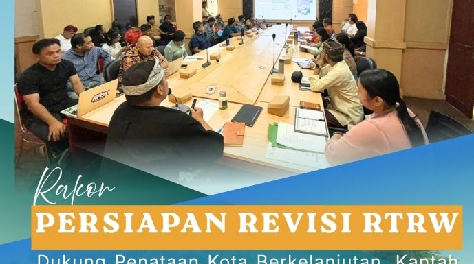 Kantor Pertanahan Kota Denpasar Hadir Pada Rapat Koordinasi Persiapan Revisi Rencana Tata Ruang Wilayah Kota Denpasar Yang Digelar Dinas Pekerjaan Umum.