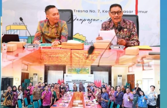 Kantor Pertanahan Kota Denpasar Menghadiri Rapat Koordinasi Penyelenggaraan Reforma Agraria Tahun 2026 Bersama Kantor Wilayah BPN Provinsi Bali.