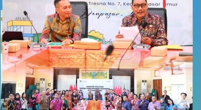 Kantor Pertanahan Kota Denpasar Menghadiri Rapat Koordinasi Penyelenggaraan Reforma Agraria Tahun 2026 Bersama Kantor Wilayah BPN Provinsi Bali.