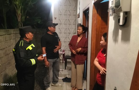 Tibduktang Desa Peguyangan Kaja, Puluhan Penduduk Non Permanen Terdata dalam Upaya Jaga Kamtibmas dan Tertib Administrasi.