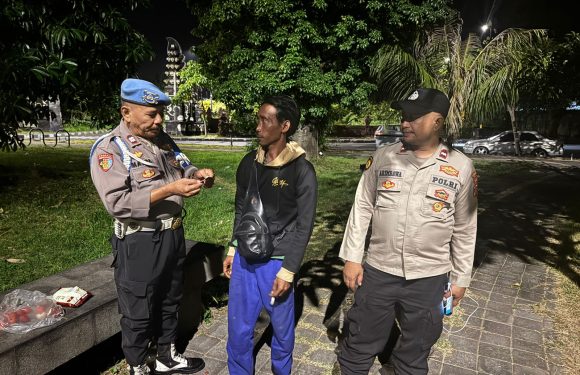 Polsek Kawasan Pelabuhan Benoa Gelar Tibduktang, Tiga Penduduk Pendatang Terjaring Pemeriksaan Administrasi
