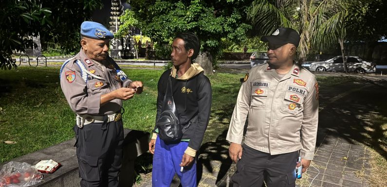 Polsek Kawasan Pelabuhan Benoa Gelar Tibduktang, Tiga Penduduk Pendatang Terjaring Pemeriksaan Administrasi