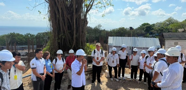Kantor Pertanahan Kabupaten Badung menghadiri kegiatan Peninjauan Lokasi Bersama Tim Uji Kelayakan Lingkungan Hidup Badung Terkait ANDAL Pembangunan Hotel Bintang Agrananta.