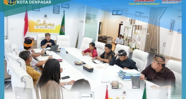 Kepala Kantor Pertanahan Kota Denpasar Gelar Rapat Pembahasan Tindak Lanjut Penanganan Permohonan Hak atas Tanah.