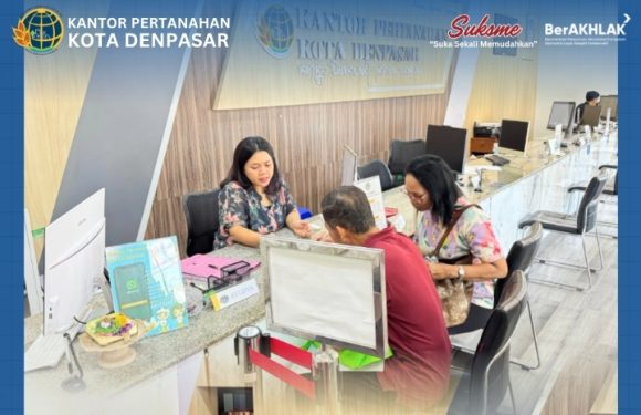 Pelayanan PELATARAN Kantah Kota Denpasar Berikan Layanan Pertanahan Yang Mudah dan Cepat Kepada Masyarakat.
