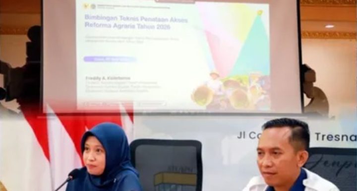 Kasi Penataan Kantah Badung Menghadiri Rapat Bimbingan Teknis Penataan Akses Reforma Agraria Tahun 2026 di Kanwil BPN Bali.