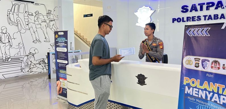 Pelayanan Humanis Satpas SIM Polres  Tabanan, Petugas Dampingi Pemohon di Setiap Tahapan