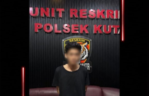 VIRAL! Polsek Kuta Amankan Pelaku Penganiayaan Pedagang Warung di Tuban