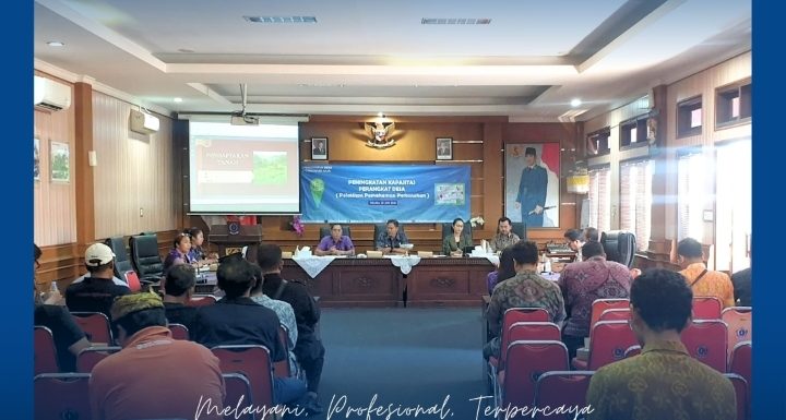 Kantor Pertanahan Kota Denpasar Melaksanakan Pelatihan Terkait Pemahaman Pertanahan bertempat di Desa Pemecutan Kaja.