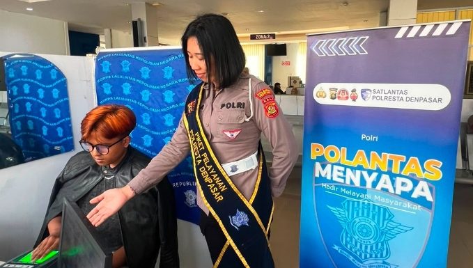 Polantas Menyapa, Wujud Nyata Pelayanan Humanis Satlantas Polresta Denpasar kepada Masyarakat