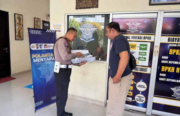 Pelayanan BPKB Polres TabananTerus Berkomitmen  Berikan Layanan Humanis, Ramah,  dan Transparan.