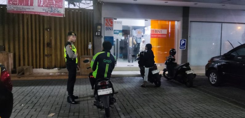 Berikan Situasi Kamtibmas Yang Aman Kepada Masyarakat, Polsek Denpasar Barat Gelar Patroli Subuh Cegah Balap Liar dan Kejahatan Jalanan.