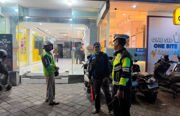 Patroli Subuh Blue Light Patrol Polsek Denpasar Barat Jaga Keamanan Wilayah