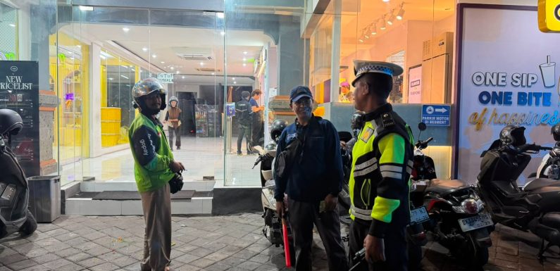 Patroli Subuh Blue Light Patrol Polsek Denpasar Barat Jaga Keamanan Wilayah