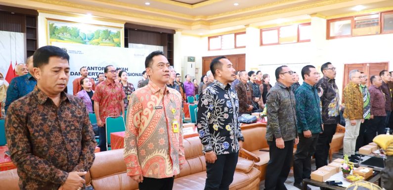 Perkuat Tata Kelola Layanan Pertanahan, Kepala Kantor Pertanahan Kab. Klungkung Ikuti Rapat Pembinaan dan Pengawasan PPAT di Lingkungan Kanwil BPN Provinsi Bali
