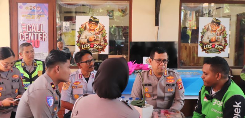Ngopi Kamtibmas, Polresta Denpasar Rangkul Komunitas Ojol Jadi Mitra Jaga Keamanan dan Keselamatan