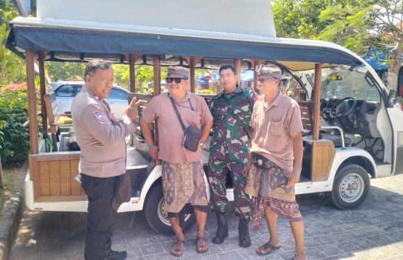 Babinkamtibmas Bersama Babinsa Sambangi Obyek Wisata Gunung Payung, Sampaikan Pesan Kamtibmas
