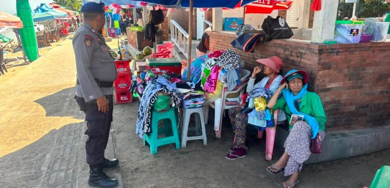 Cuaca Kurang Mendukung, Satpolairud Polresta Denpasar Tingkatkan Patroli dan Imbauan Keselamatan di Pantai Kuta