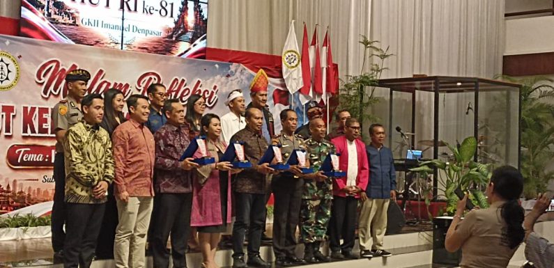 Hadiri Malam Refleksi HUT RI ke-81, Kapolsek Dentim Teguhkan Komitmen Jaga Kerukunan dan Kamtibmas