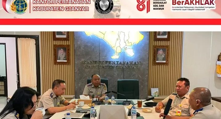 Tingkatkan Kedisiplinan dan Kualitas Kerja, Kantor Pertanahan Kabupaten Gianyar Gelar Coffee Morning.