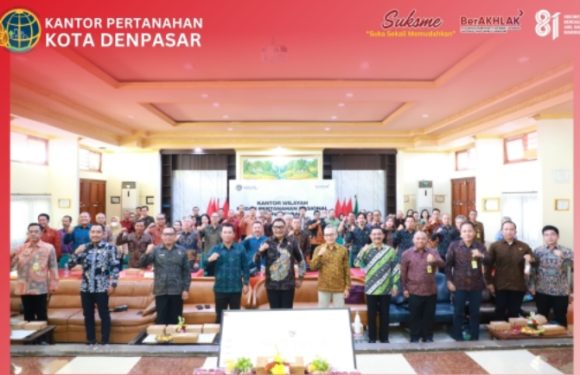 Kepala Kantor Pertanahan Kota Denpasar Mengikuti Rapat Pembinaan dan Pengawasan PPAT di Lingkungan Kanwil BPN Provinsi Bali
