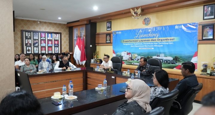 Bertepatan HUT Kemerdekaan RI ke-81 Kantah Badung Launching Transformasi Layanan dan Organisasi.