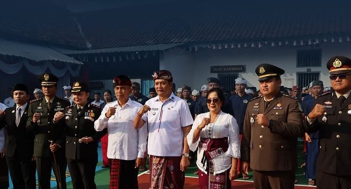 Pada HUT Kemerdekaan RI ke-81 Bupati Jembrana Serahkan 123 SK Remisi Umum Warga Binaan Pemasyarakatan.