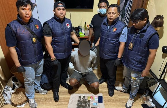 Simpan Ganja, Pria Asal Medan Diamankan Satresnarkoba Polresta Denpasar