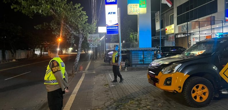 Patroli Blue Light Subuh, Polsek Denpasar Barat Antisipasi Balap Liar dan Kejahatan Jalanan