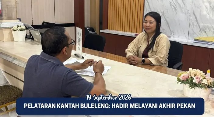 Layanan PELATARAN Kantah Buleleng, Berikan Pelayanan Yang Mudah dan Kedekatan dengan Masyarakat