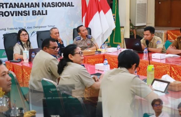 Kasi Penataan Kantah Badung Mengikuti Bintek di BPN Provinsi Bali Terkait KKPR.