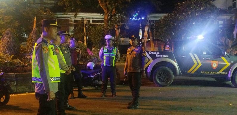 Polsek Dentim Gelar Patroli Skala Besar, Sejumlah Titik Rawan Jadi Sasaran Pengawasan