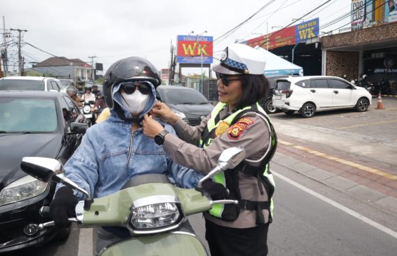 Hari Pertama Ops Patuh Agung 2026 Polresta Denpasar Gencarkan Edukasi Tertib Berlalu Lintas