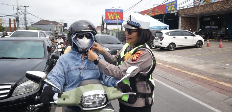 Hari Pertama Ops Patuh Agung 2026 Polresta Denpasar Gencarkan Edukasi Tertib Berlalu Lintas
