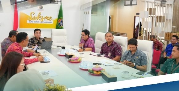 Kantah Kota Denpasar Gelar Rapat Bersama Pemerintah Daerah Terkait Percepatan Sertipikasi Elektronik Tanah Aset Pemerintah.