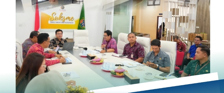 Kantah Kota Denpasar Gelar Rapat Bersama Pemerintah Daerah Terkait Percepatan Sertipikasi Elektronik Tanah Aset Pemerintah.