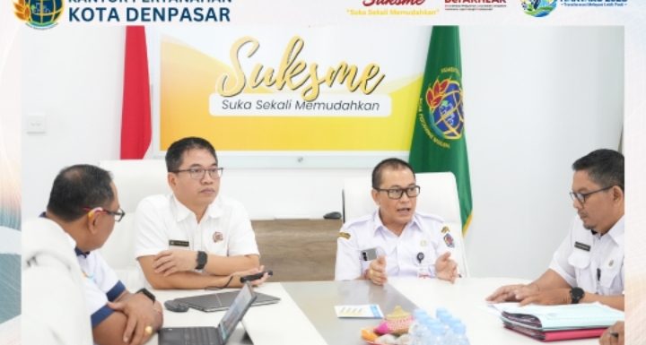 Kantah Kota Denpasar Gelar Rapat Koordinasi Bersama Pemerintah Daerah Provinsi Bali dan Kota Denpasar, Terkait Pengukuran dan Pemetaan Bidang Tanah