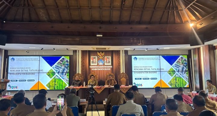 Kantah Badung Mengikuti Rapat Konsultasi Publik Tahap I Ranperbup dan RDTR Wilayah Perencanaan Kuta Selatan Tahun 2026–2046.