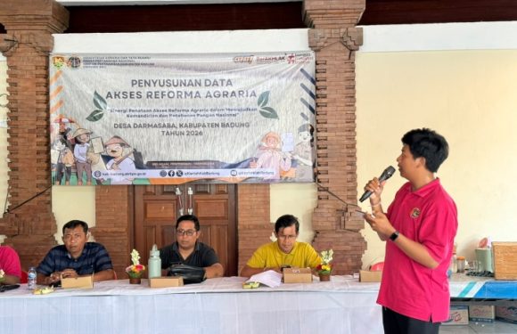 Kantor Pertanahan Badung Gelar Kegiatan Penyusunan dan Ekspose Data Pemetaan Sosial Akses Reforma Agraria Tahun 2026 di Desa Darmasaba